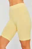Seamless Ribbed Biker Shorts