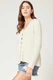 Button Down Cardigan Sweater