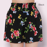 Smocked Waist Floral Shorts