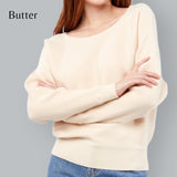 Oversized Ribbed Dolman Sweater