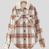 Plaid Flannel Warm Fleece Jacket