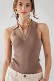 SALE Alexandra Collared Knit Bodysuit