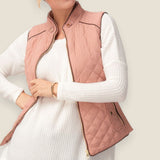 SALE Quilted Puffer Vest With Pockets