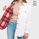 Relaxed Soft Corduroy Shirt Jacket