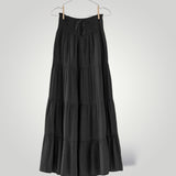 Ruffle Tiered Maxi Skirt