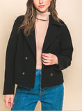 Soraya Wool Double Breasted Coat Jacket