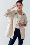 Faux Suede Easy to Wear Jacket