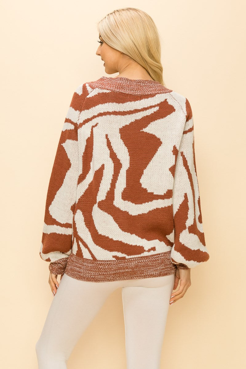 SALE Leilani Printed Sweater