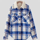 Plaid Flannel Warm Fleece Jacket