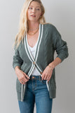 Valerie Button Front Cardigan