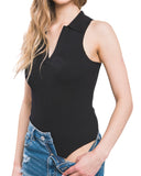 SALE Alexandra Collared Knit Bodysuit