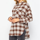 Lightweight Plaid Flannel Shirt