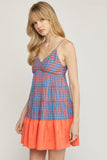 SALE Gingham Tiered Dress