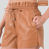 Connie Vegan Leather Shorts