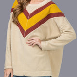 SALE Soft Sherpa Chevron Sweater